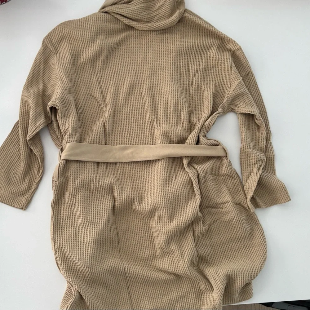 Polo Ralph Lauren Men’s Thermal Hooded Robe Size Large / XL New Tan